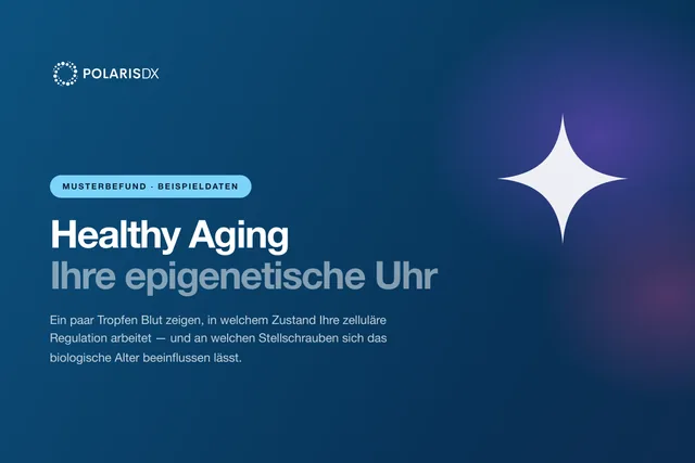 Deckblatt des Musterbefunds Healthy Aging