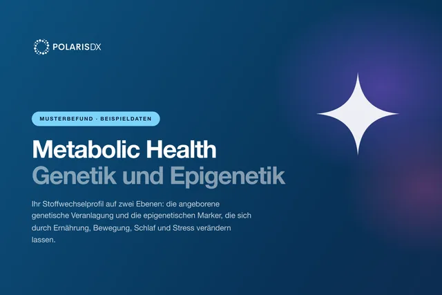 Deckblatt des Musterbefunds Metabolic Health